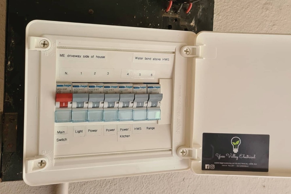 Switchboard upgrades and electrical work in Yass, Murrumbateman, and the Yass Valley